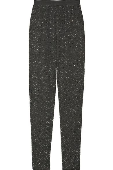 michael kors swarovski crystal pants|Women's Michael Kors Collection Pants & Leggings .